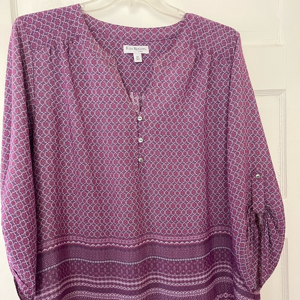 Purple top.